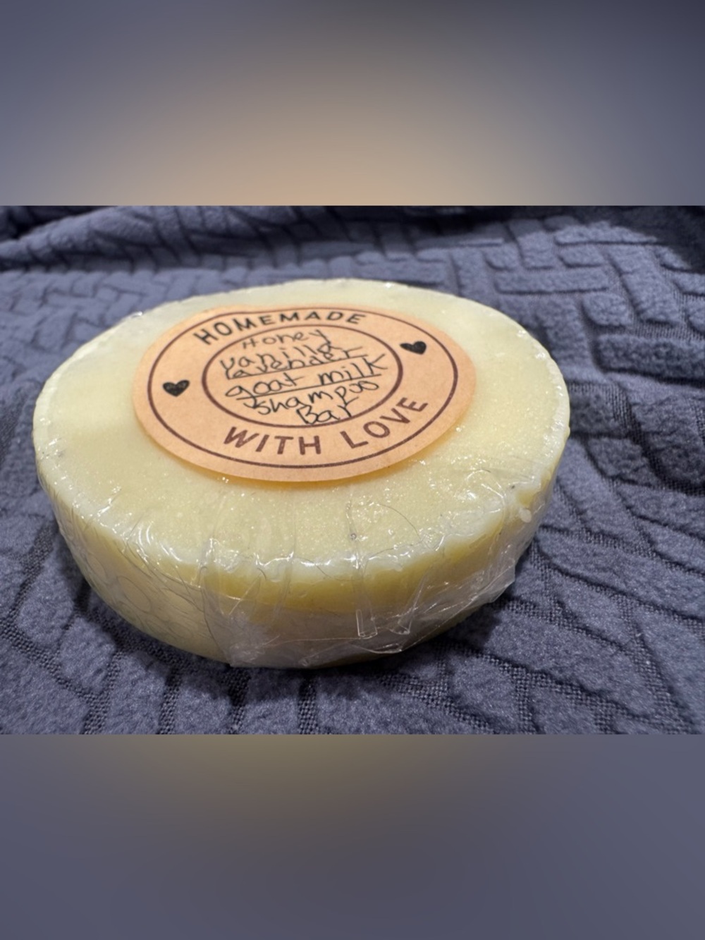Honey vanilla lavender Goat Milk shampoo Bar